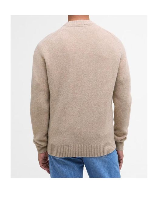 Barbour Natural Crew Neck Sweater for men