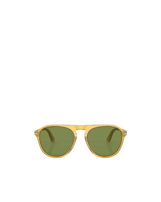 Persol Green Pilot Frame Sunglasses for men