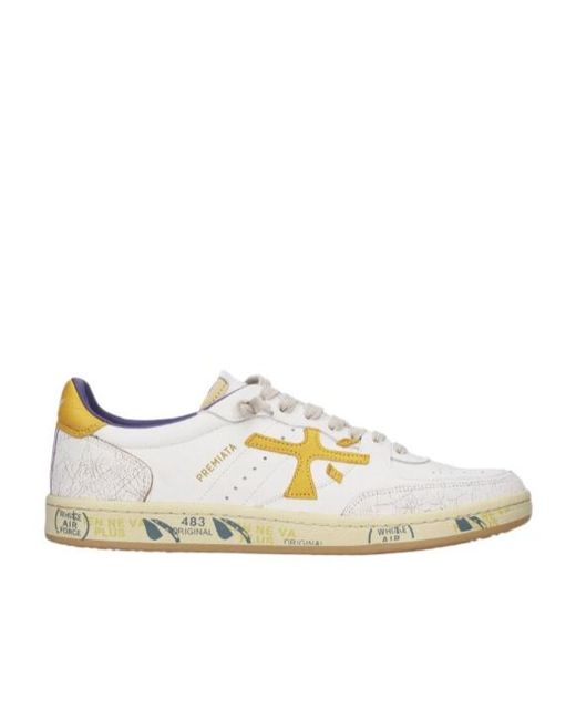 Premiata White Bskt Clay 8161 for men