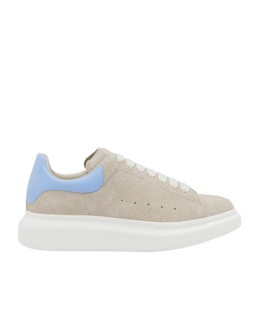 McQueen Blue Oversized Low-Top Sneakers for men