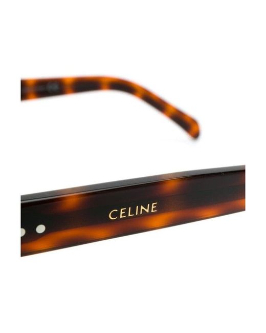 Céline White Cat's Eye Frame Sunglasses