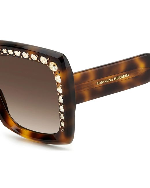 Carolina Herrera Multicolor Logo Sunglasses