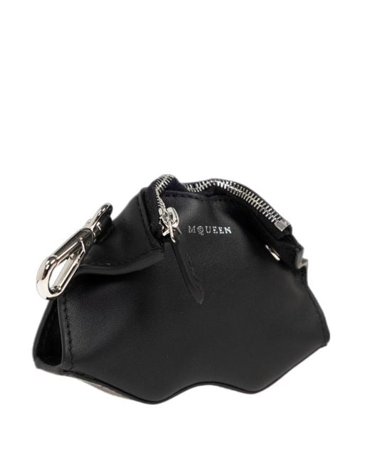 McQueen Black Manta Logo Printed Charm