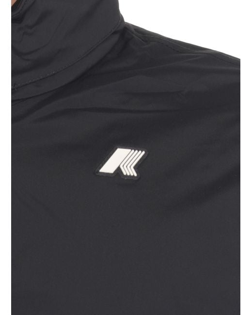 K-Way Blue Zip-Up Jacket for men