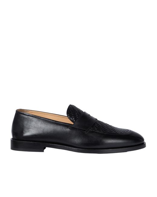 Brunello Cucinelli Black Penny-Slot Loafers for men