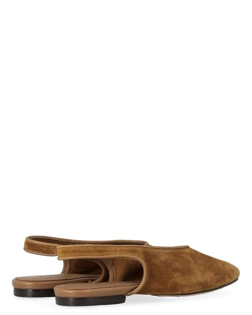 Soeur Brown Slingback Sandals