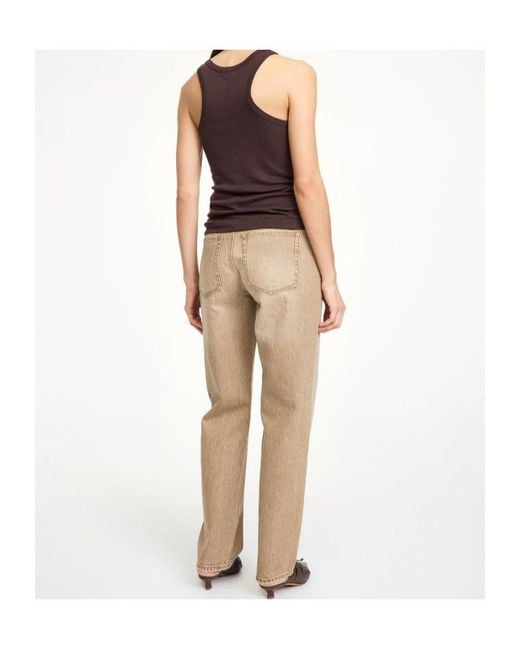 By Malene Birger Natural Chicago Straight-Leg Jeans