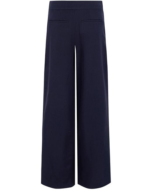 Balmain Blue Grain De Poudre Trousers