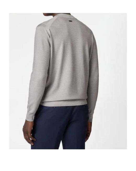 Tod's Gray Crew Neck Sweater for men