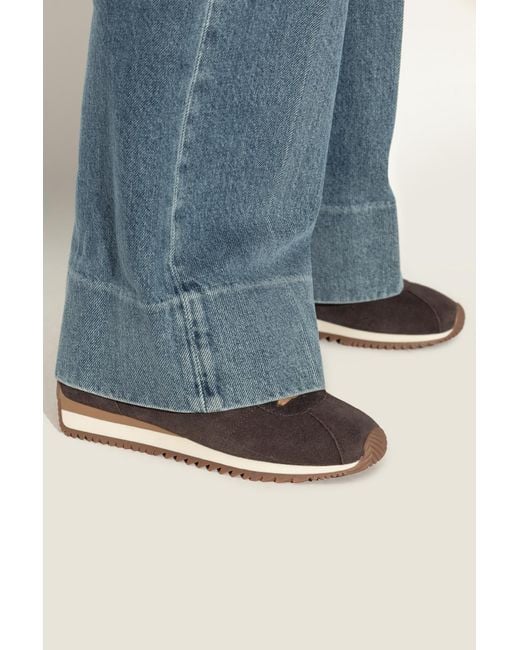 MICHAEL Michael Kors Brown Rhodes Leather Sneakers
