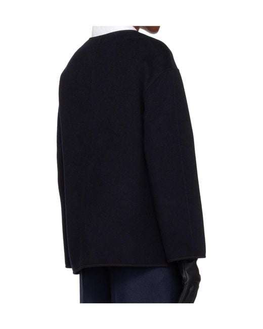 Rohe Blue Long Sleeve Casual Jacket