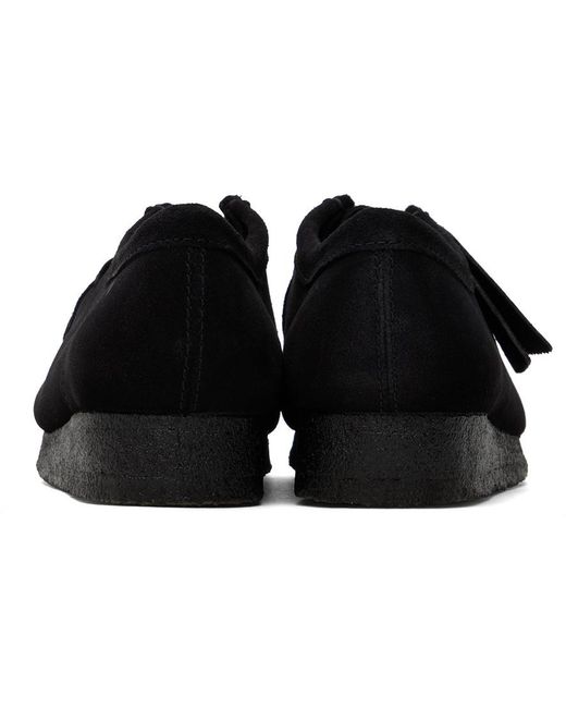 Clarks Black Wallabee Lace-Up Boots for men