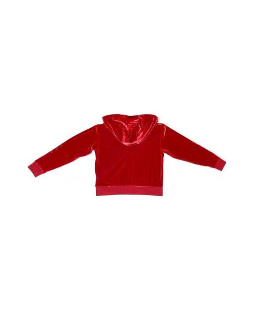 Emporio Armani Red Zipper Hooded Casual Jacket