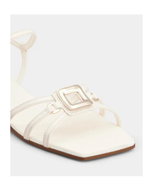 Roger Vivier White Viv' By The Sea Sandals