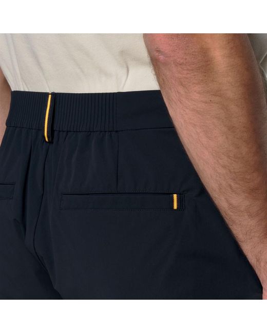 K-Way Blue Tailored Bermuda Shorts for men