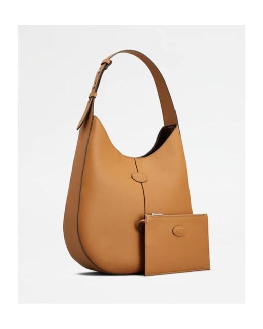 Tod's Brown Di Bag Small Hobo Bag