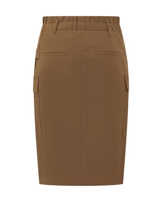 IRO Brown Cargo Skirt
