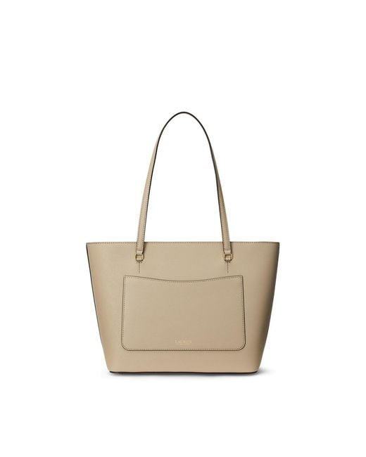 Ralph Lauren Natural Medium Karly Tote