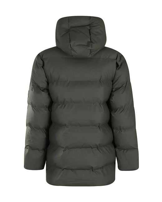 Rains Green Winter Jackets for men
