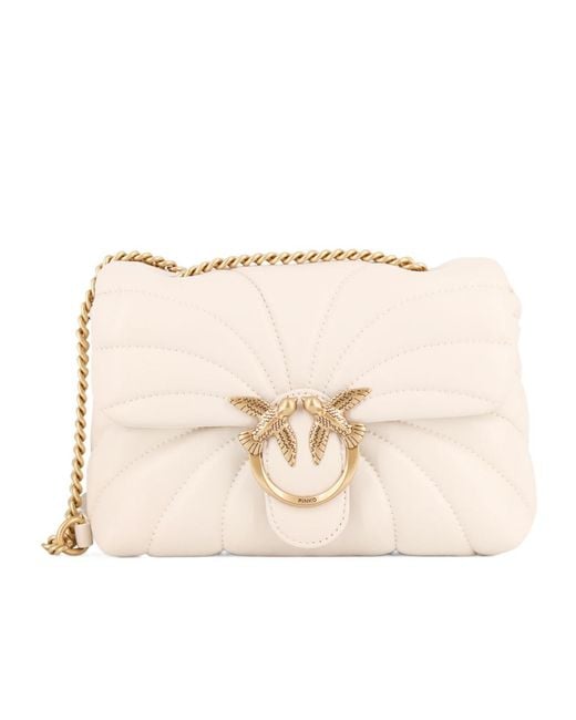 Pinko Natural Flip Shoulder Bag