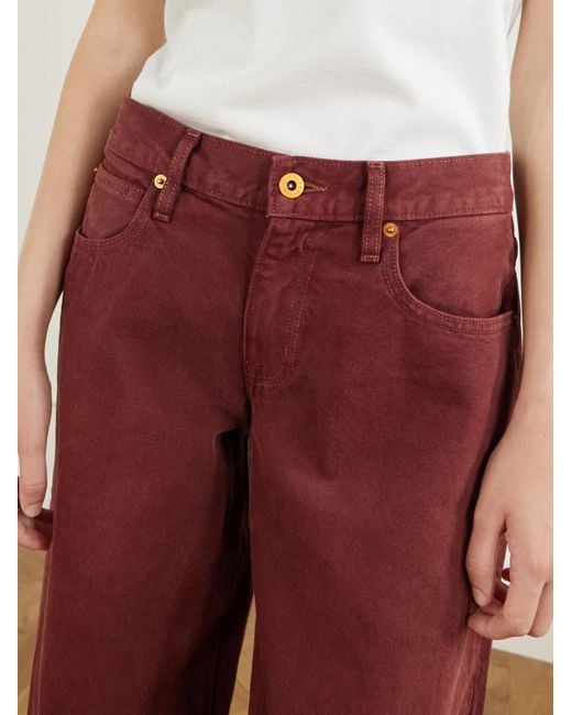 SLVRLAKE Denim Red Belt-Loop Jeans