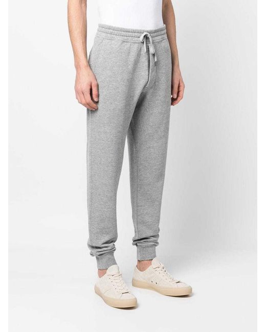 Tom Ford Gray Drawstring-Fastening Track Pants for men