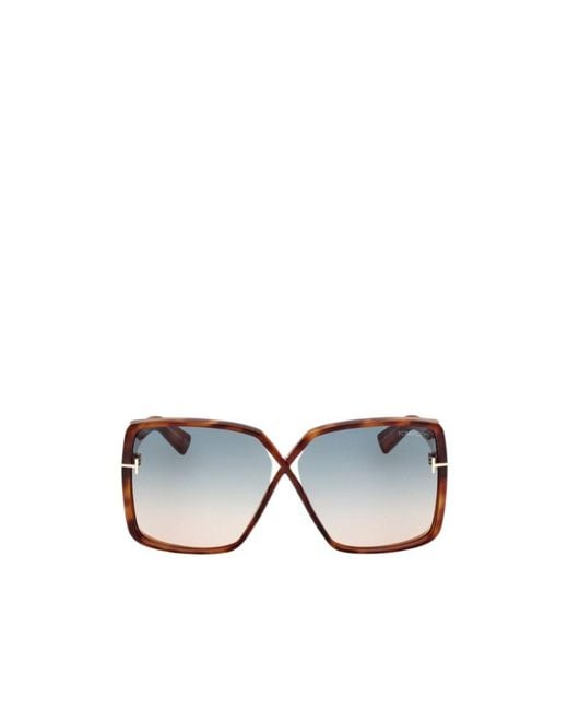 Tom Ford Blue Full-Frame Sunglasses