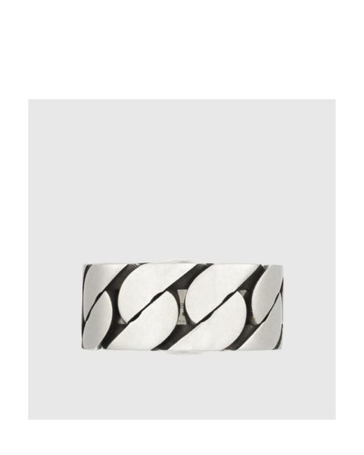 Gucci Blue Interlocking G Pull-On Style Ring
