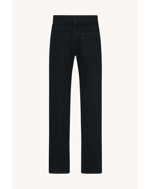 The Row Black Carlyl Five-Pocket Jeans