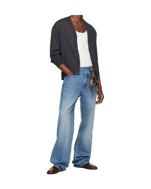 Jacquemus Blue Long-Sleeved Knitwear for men