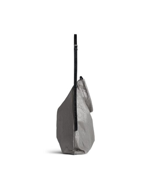 Balenciaga Gray Large Dust Tote Bag for men