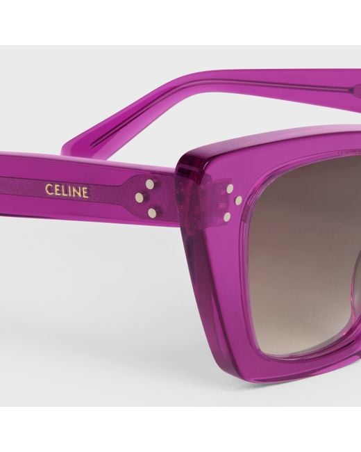 Céline Purple Cat Eye S187 Sunglasses