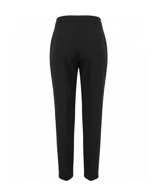 Elisabetta Franchi Black Belted Skinny Pants