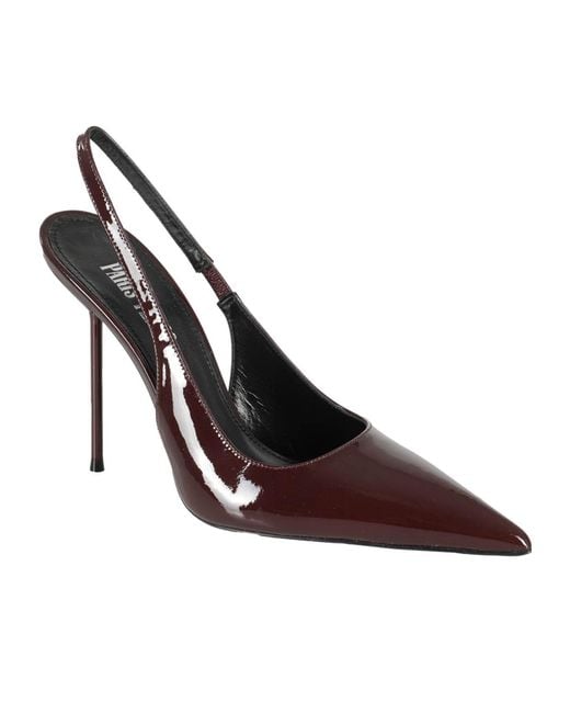 Paris Texas Brown Lidia Slingback Heeled Pumps