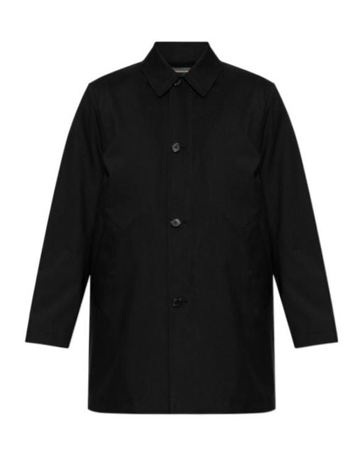 Paul Smith Black Single-Breasted Coat for men