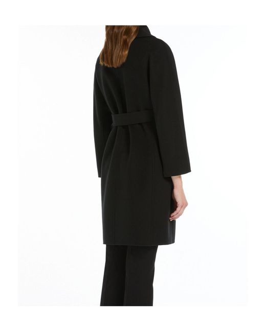 Max Mara Black 'S Messi Belted Coat