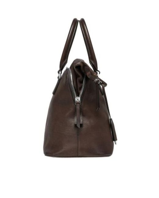 MM6 by Maison Margiela Brown Maison Margiela 5Ac Loved To Death Medium Tote Bag for men