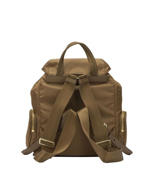 Prada Brown Buckle Zip-Fastening Backpack