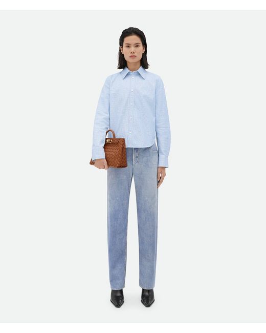Bottega Veneta Brown Andiamo Small Tote Bag