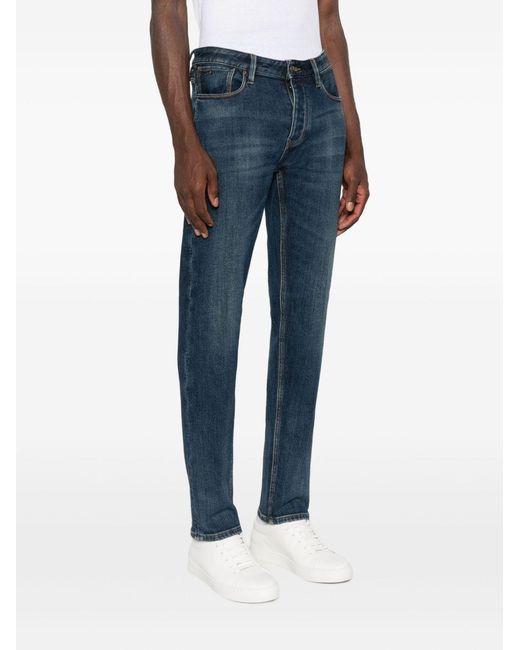 Emporio Armani Blue Denim Cotton Jeans for men