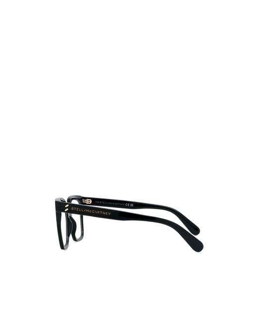 Stella McCartney White Eyewear Rectangle Frame Glasses