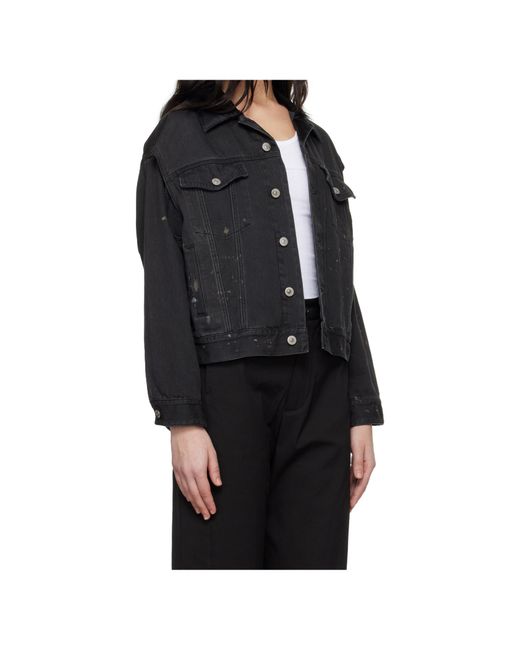MM6 by Maison Martin Margiela Black Buttoned Jacket
