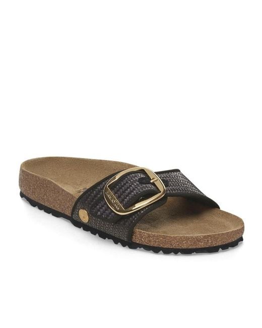 Birkenstock Brown Madrid Big Buckle Sandals
