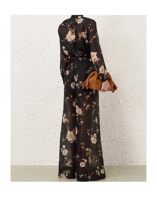 Zimmermann Black Ascent Pleat Pant