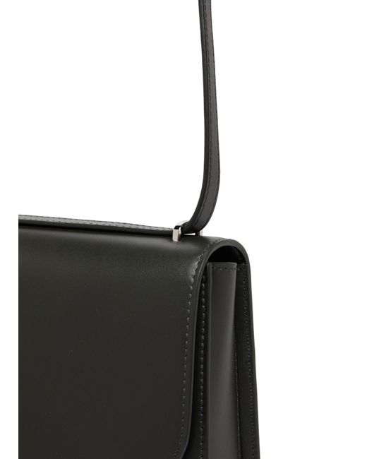 The Row Black Sofia 10 Clamshell Saddle Bag