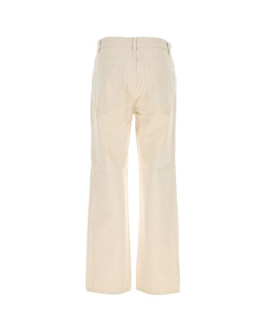 The Row Natural Belt Loop Jeans