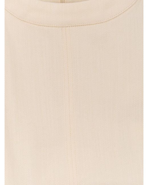 Soeur Natural Pampa Sleeveless Boxy Top