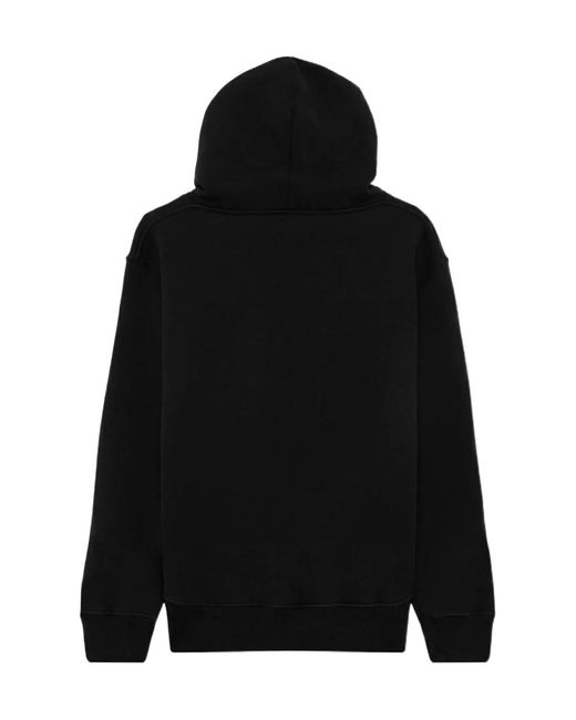 Autry Black Embroidered Logo Hoodie for men