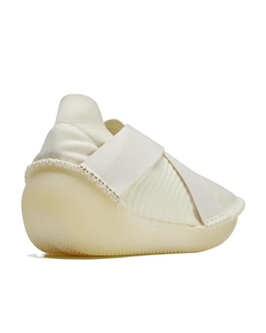 Y-3 White 'Itogo' Knitted Sneakers for men