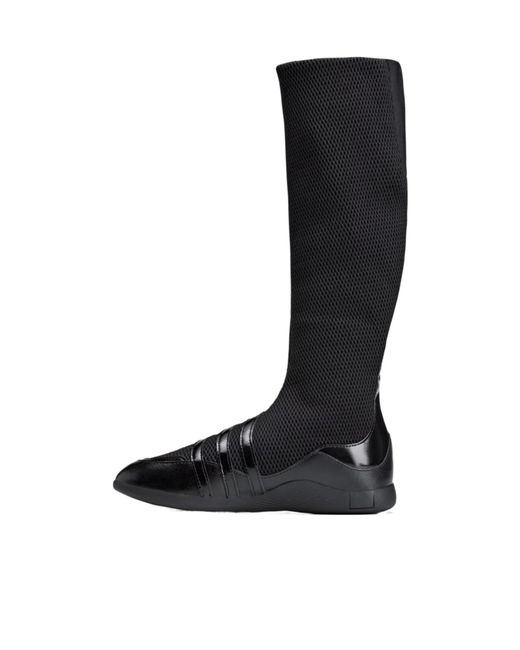 Adidas Black Originals X Miaou Zipped Round Toe Boots